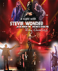 TRIBUTE RAY CHARLES - JAMES BROWN - STEVIE WONDER
